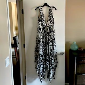 Alice + Olivia scarf hem dress